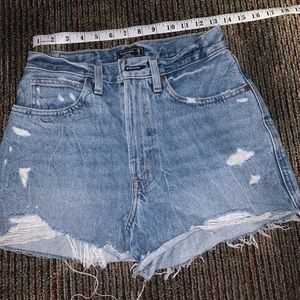 Abercrombie Ultra High Rise Denim Short